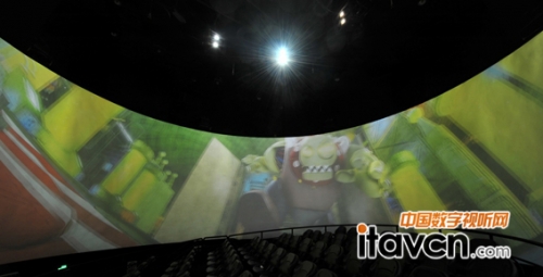 6D影院播放廳示意圖