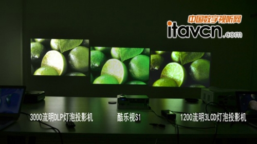 酷樂視S1是目前LED微投市場中熱度很高的一款高清3D機型