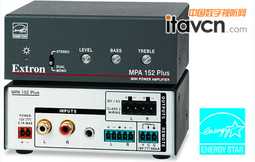 Extron高性能緊湊、經濟型音頻功放MPA 152 Plus