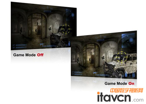 開啟電競模式黑暗畫面改善效果明顯