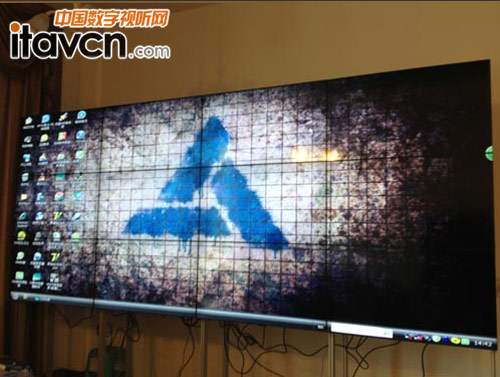 帝艾帝4×3液晶拼接墻為重慶某燃氣公司保駕護航