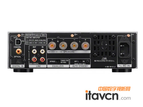 索尼USB解碼功放UDA-1背部接口