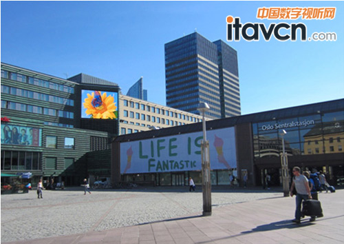 艾比森萬級高亮A1688進駐挪威王國