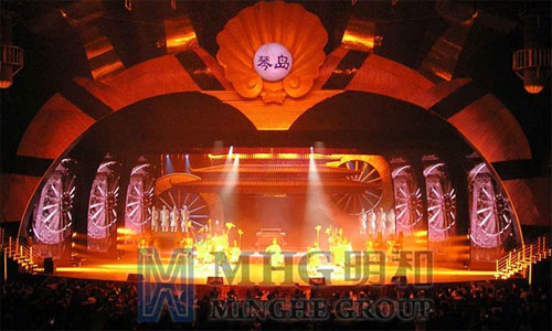 明和產(chǎn)品聯(lián)袂助陣琴島創(chuàng)建20周年慶典