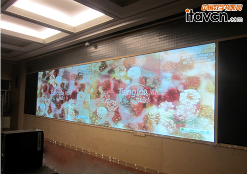 清投2X6 DLP背投拼接應用于新疆武警某支隊