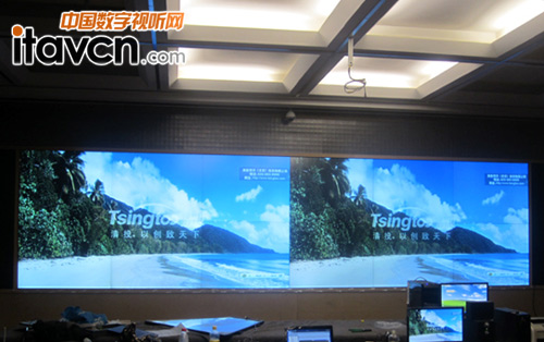 清投2X6 DLP背投拼接應用于新疆武警某支隊