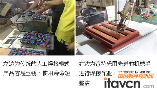 帝特電子采用先進的制造工藝以及嚴謹的測試程序