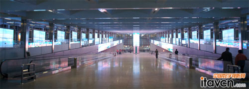 北京機(jī)場T3航站樓內(nèi)景實(shí)景圖片