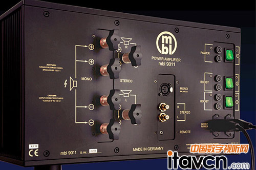 mbl 9011后級擴大機背部接口