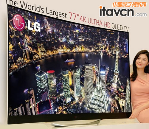 �D��ȫ�����ߴ� LG 77Ӣ��ULTRA HD 4K������OLED�ҕ77EC9800 