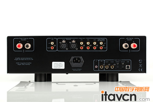 Hegel H300綜合擴大機背部接口