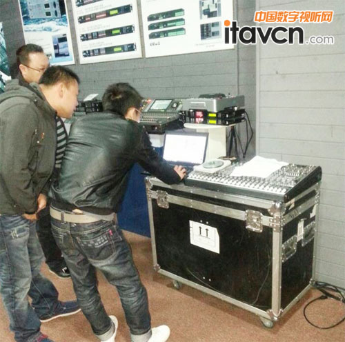 育康國際全新大型試音室及技術培訓中心一角