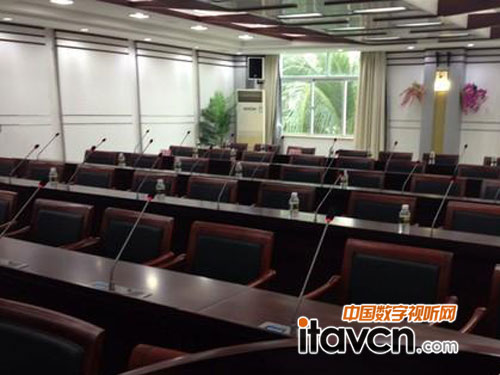 海南陵水縣人大采用安度IX-2000手拉手會議系統