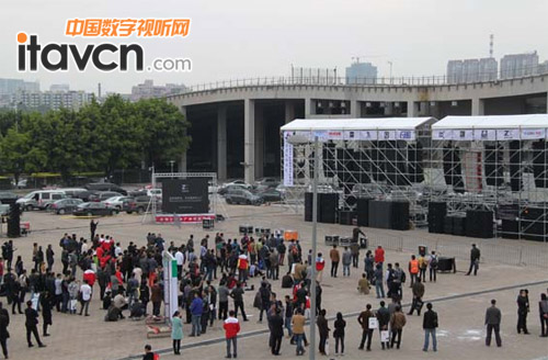 科展戶外線陣演示,ZSOUND演示中