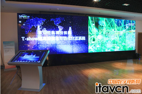 清投宜興液晶展廳的T-Show系統