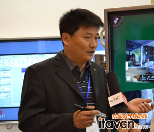 萬企達陳歡喜:夏普專顯觸摸屏解決方案