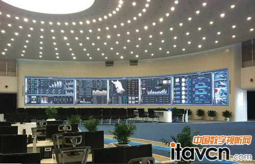 江蘇電力啟用LPD激光弧形顯示拼接墻