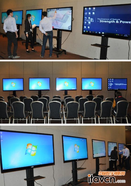 4樓大廳里的清投大屏