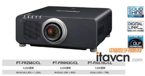 松下最新激光光源PT-FRZ68C系列投影機官網示意圖