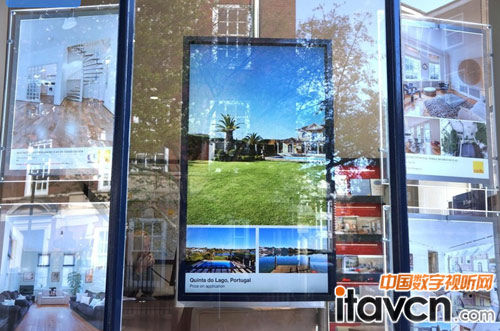 新營銷吸引眼球 數字標牌顯示實時住宅