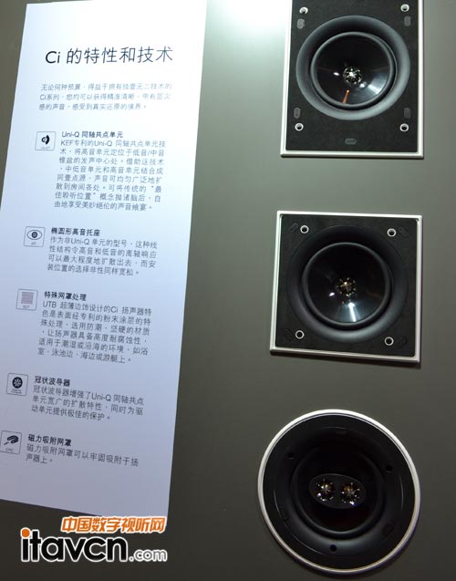 KEF 超薄入墻揚(yáng)聲器Ci系列