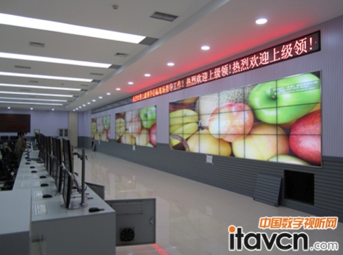 清投為東北某公司定制的一套液晶顯示系統(tǒng)