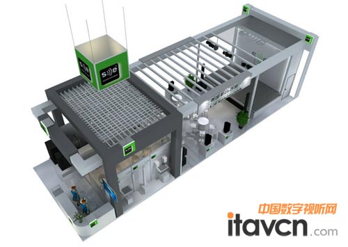 德國美高音響展位效果圖