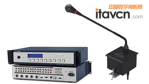 會議系統(tǒng)控制主機(jī)CR-DIG5201 及I代嵌入式發(fā)言主席/代表單元CR-DIG5202/04C1