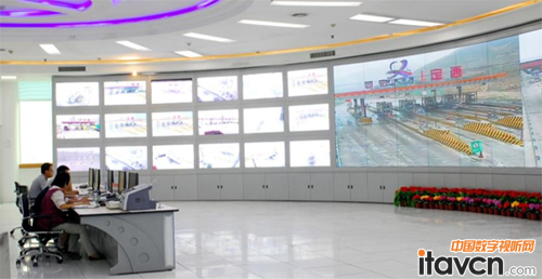 三星商用大屏助力甘肅高速信息化管理