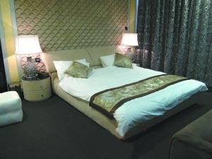 每個房間都能通過手機或平板電腦,控制小型舞臺燈具、激光燈、LED燈配合家庭音樂。