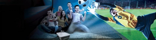 明基家用投影機讓你大看世界杯約在現場