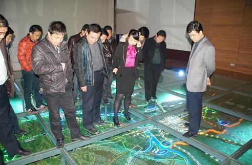 禮泉縣城鄉規劃館參觀現場