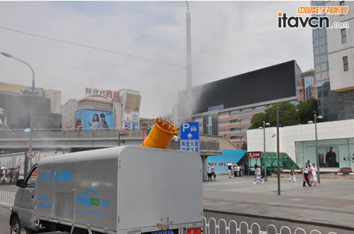 漢光百貨區域除霾作業