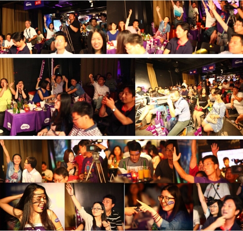 明基攜京東共享世界杯球迷狂歡夜北京站