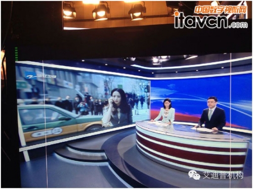 利亞德助力浙江衛視打造首例全LED背景新聞演播室