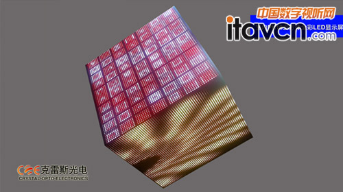 克雷斯立方體led屏面市,夜蒲帶來的led顯示屏商機