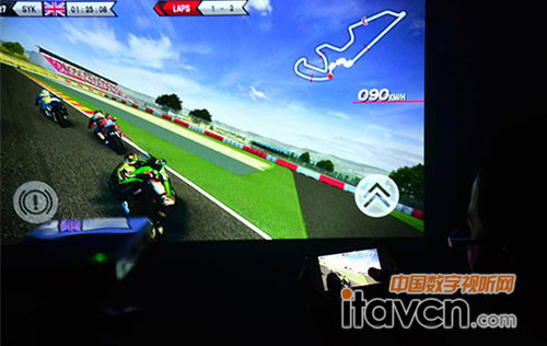 酷樂視Q6投影效果