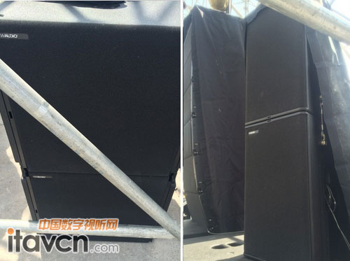 TWAUDIO領秀2014上海展戶外競技場