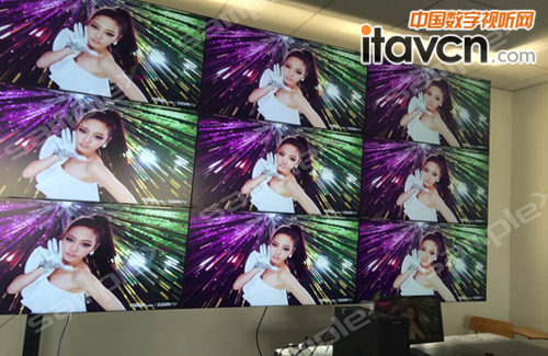 廣東科技學院 55寸液晶拼接
