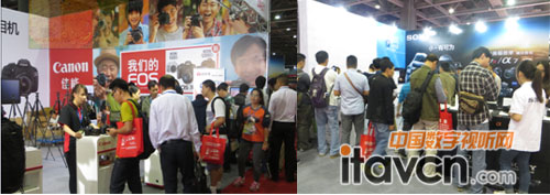 佳能和索尼首次攜手參展廣州國際攝影器材展