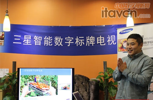 三星智能數字標牌電視為中小型店鋪建立與顧客間最直接快速的信息傳遞平臺