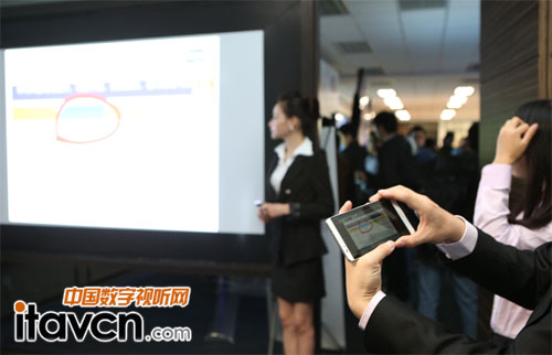 移動終端上的內容全屏鏡像投射于大屏幕上