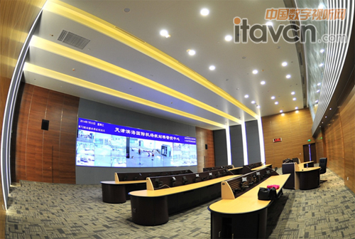 NEC高端工程顯示器助力天津濱海機場