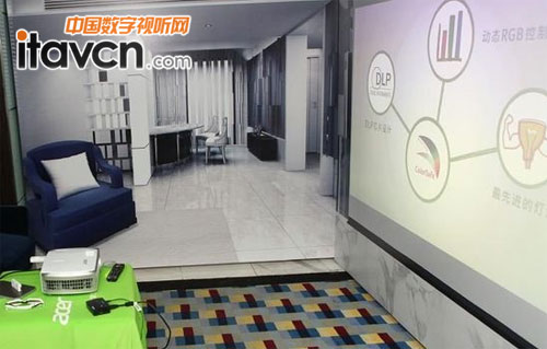 宏碁H7550ST短焦1080P家用投影機 投影效果