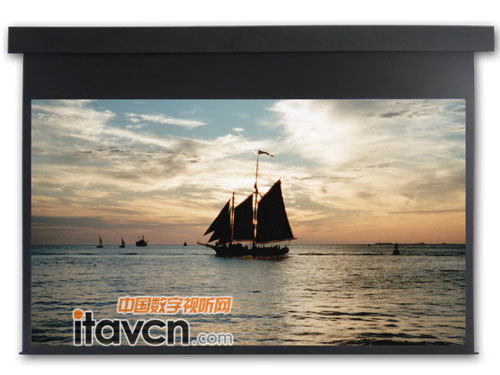 墻內隱藏式電動幕IW系列