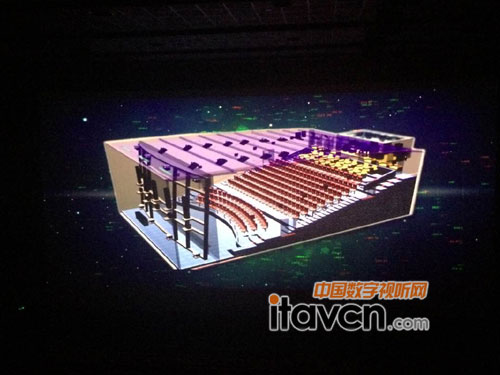 建成后的立體圖