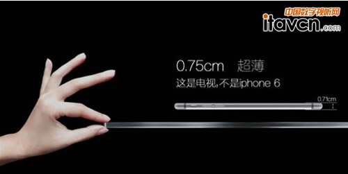 康佳推SLED二代超薄輕電視