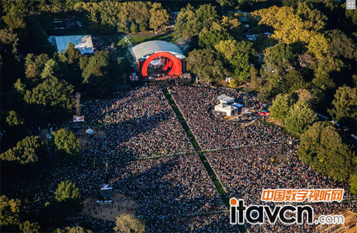 JBL線陣Crown功放揚聲全球公民音樂節