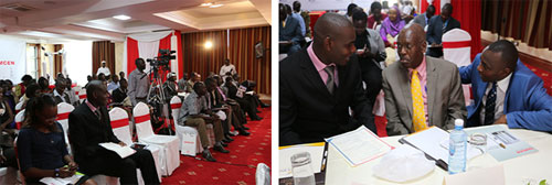 烏干達前總理(右圖 中)