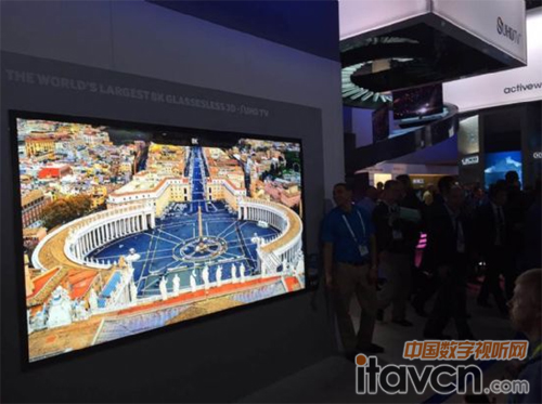 全球最大尺寸110英寸8K屏亮相CES